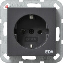 GIR45828 / SCHUKO Aufdruck EDV System 55 Anthrazit / EAN...