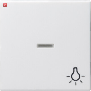 GIR67427 / Wippe Kontrollf. + Symb. Licht System 55 Reinweiß m / EAN 4010337674276