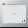 GIR67926 / Wippe BSF groß + Symb. Klingel System 55 F Alu / EAN 4010337679264