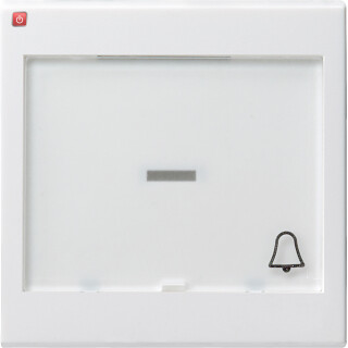 GIR67927 / Wippe BSF groß + Symb. Klingel System 55 Reinweiß m / EAN 4010337679271