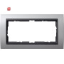 GIR100206 / Abdeckrahmen 2f o.M. Zwischenr. AN Gira Event F Alu / EAN 4010337002062