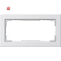 GIR100222 / Abdeckrahmen 2f o.M. Gira E2 Reinweiß m / EAN 4010337002222