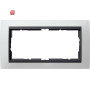 GIR100224 / Abdeckrahmen 2f o.M. Zwischenr. AN Gira Event Opak Weiß / EAN 4010337002246