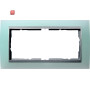 GIR100251 / Abdeckrahmen 2f o.M. Zwischenr. F Alu Gira Event Opak Mint / EAN 4010337002512