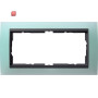 GIR100285 / Abdeckrahmen 2f o.M. Zwischenr. AN Gira Event Opak Mint / EAN 4010337002857
