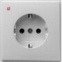 GIR18865 / Steckdose, Alu, Unterputz UP, 1 Fach, IP20 / EAN 4010337188650