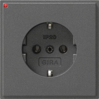 GIR18867 / SCHUKO (IP20) Gira TX_44 Anthrazit / EAN 4010337188674