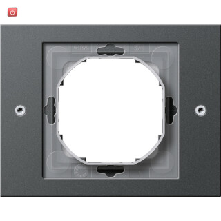 GIR21167 / Abdeckrahmen 1f Gira TX_44 (WG UP) Anthrazit / EAN 4010337211679