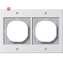 GIR21266 / Abdeckrahmen 2f Gira TX_44 (WG UP) Reinweiß / EAN 4010337212669