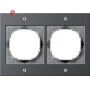 GIR21267 / Abdeckrahmen 2f Gira TX_44 (WG UP) Anthrazit / EAN 4010337212676