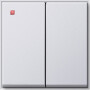 GIR29566 / Wippe 2f Gira TX_44 (WG UP) Reinweiß / EAN 4010337295662