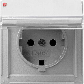 GIR41065 / SCHUKO KD + BSF Gira TX_44 (WG UP) F Alu / EAN 4010337410652