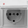 GIR41065 / SCHUKO KD + BSF Gira TX_44 (WG UP) F Alu / EAN 4010337410652