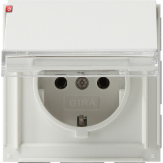 GIR41066 / SCHUKO KD + BSF Gira TX_44 (WG UP) Reinweiß / EAN 4010337410669