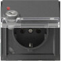 GIR44767 / SCHUKO KD Schloss sortiert + BSF Gira TX_44 (WG UP) Anthrazit / EAN 4010337447672