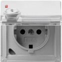 GIR44965 / SCHUKO KD Schloss gleich + BSF Gira TX_44 (WG...
