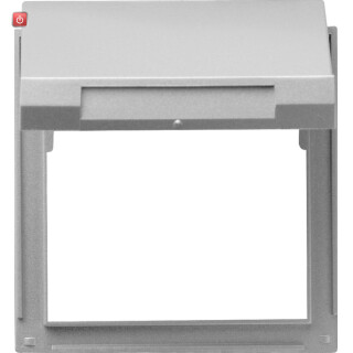 GIR65465 / Adapterrahmen KD Gira TX_44 (WG UP) F Alu / EAN 4010337654650