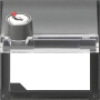 GIR69767 / Adapterrahmen KD Schloss gleich + BSF Gira TX_44 (WG UP) Anthrazit / EAN 4010337697671