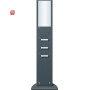 GIR134228 / E-Säule Licht + 3x SCHUKO SH 769 mm Gira Energiesäule Anthrazit / EAN 4010337342281