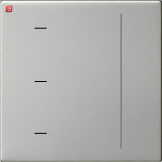 GIR5365600 / S3000 Touchaufsatz System 55 Edelstahl / EAN 4010337096900