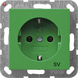 GIR443107 / SCHUKO SH SV System 55 Grün / EAN 4010337030058