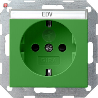 GIR417107 / SCHUKO BSF + SH System 55 Grün / EAN 4010337029892
