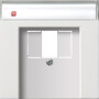 GIR876112 / Abd. BSF TAE USB Flächenschalter Reinweiß / EAN 4010337047032