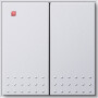 GIR12866 / Tastschalter Wechselsch. 2f Gira TX_44 (WG UP) Reinweiß / EAN 4010337128663