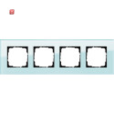 GIR21418 / Abdeckrahmen 4f Gira Esprit G Mint / EAN...