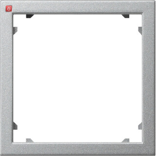 GIR28326 / Adapterrahmen quadr. 45 x 45 mm System 55 F Alu / EAN 4010337283263