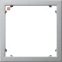 GIR28326 / Adapterrahmen quadr. 45 x 45 mm System 55 F Alu / EAN 4010337283263