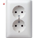 GIR78004 / Steckdose, weiß, Unterputz UP, 2 Fach,...