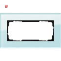 GIR100218 / Abdeckrahmen 2f o.M. Gira Esprit G Mint / EAN...