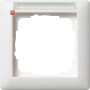 GIR109127 / Abdeckrahmen 1-fach mit Schriftfeld, Standard 55 reinweiss, 109127 / EAN 4010337091271