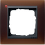 GIR21113 / Abdeckrahmen 1f Zwischenr. AN Gira Event Opak Dklbraun / EAN 4010337003090