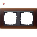GIR21213 / Abdeckrahmen 2f Zwischenr. AN Gira Event Opak...