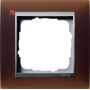 GIR21159 / Abdeckrahmen 1f Zwischenr. F Alu Gira Event Opak Dklbraun / EAN 4010337003427