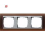 GIR21359 / Abdeckrahmen 3f Zwischenr. F Alu Gira Event Opak Dklbraun / EAN 4010337003441