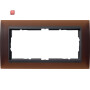 GIR100213 / Abdeckrahmen 2f o.M. Zwischenr. AN Gira Event Opak Dklbraun / EAN 4010337003373