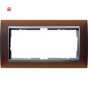 GIR100259 / Abdeckrahmen 2f o.M. Zwischenr. F Alu Gira...