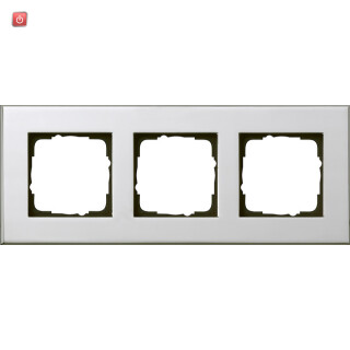 GIR21310 / Abdeckrahmen 3f Gira Esprit Chrom / EAN 4010337003038