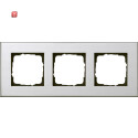 GIR21310 / Abdeckrahmen 3f Gira Esprit Chrom / EAN...