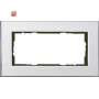 GIR100210 / Abdeckrahmen 2f o.M. Gira Esprit Chrom / EAN 4010337003342