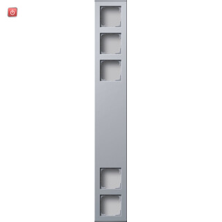 GIR136526 / Profil 5f 600 mm senkr. + waager. Profil 55 Aluminium / EAN 4010337365266