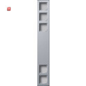 GIR136526 / Profil 5f 600 mm senkr. + waager. Profil 55...