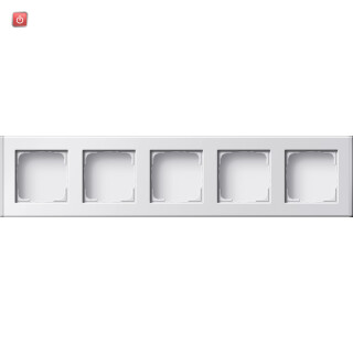 GIR136427 / Profil 5f senkr. + waager. Profil 55 Reinweiß(lack.) / EAN 4010337364276