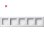 GIR136427 / Profil 5f senkr. + waager. Profil 55 Reinweiß(lack.) / EAN 4010337364276