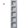GIR136426 / Profil 5f senkr. + waager. Profil 55 Aluminium / EAN 4010337364269