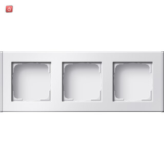 GIR136327 / Profil 3f senkr. + waager. Profil 55 Reinweiß(lack.) / EAN 4010337363279