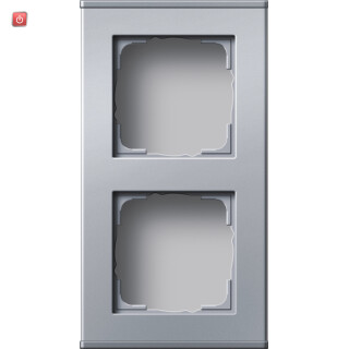 GIR136226 / Profil 2f senkr. + waager. Profil 55 Aluminium / EAN 4010337362265
